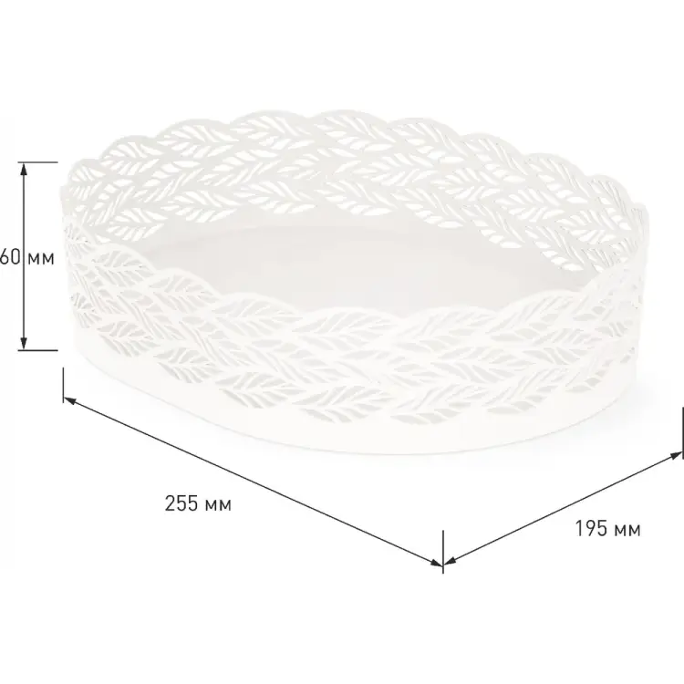 Сухарница ЗПИ "Альтернатива" Эдем белый М8477