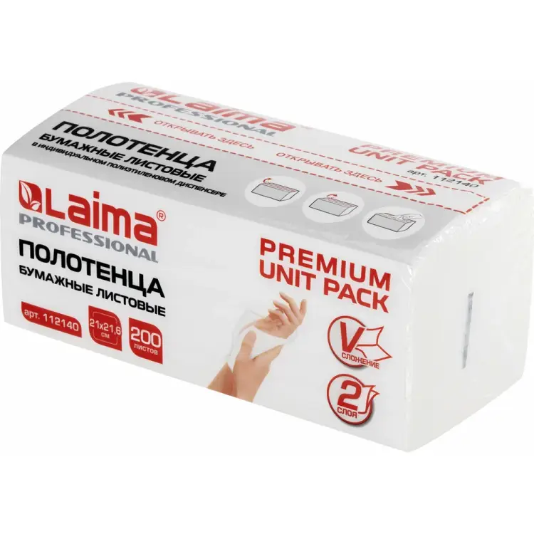 Бумажные полотенца LAIMA Premium Unit Pack 112140 Бумажные полотенца LAIMA Premium Unit Pack 112140