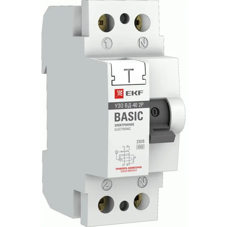 Электронное устройство защитного отключения EKF ВД-40 Basic SQelcb-2-63-300e-sim