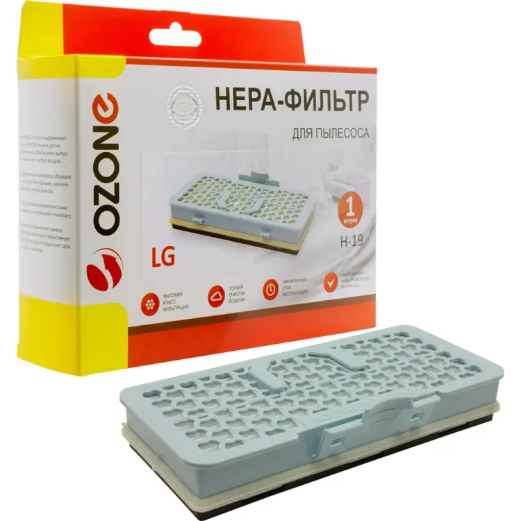 Фильтр для пылесоса LG серий Kompressor OZONE H-19 HEPA Фильтр для пылесоса LG серий Kompressor OZONE H-19 HEPA