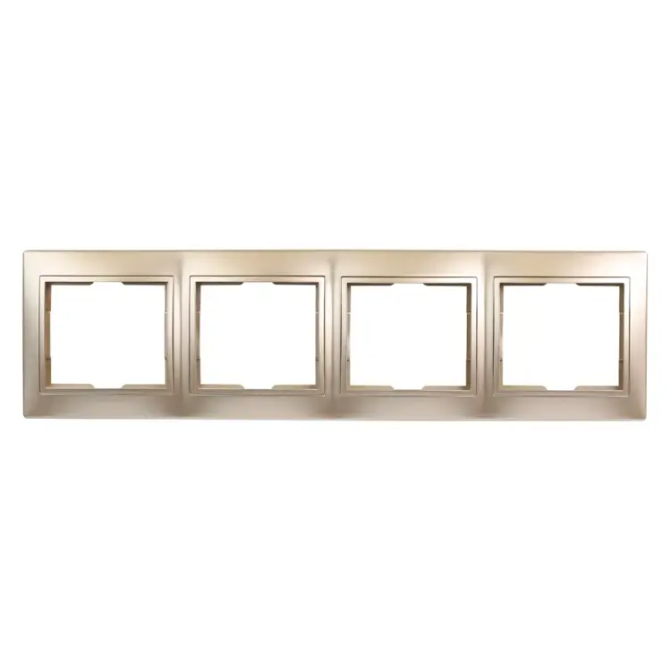 Горизонтальная четырехместная рамка Smartbuy Венера SBE-01c-00-FR-4