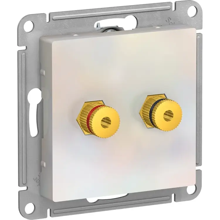 Двухместная аудиорозетка Systeme Electric AtlasDesign ATN000487