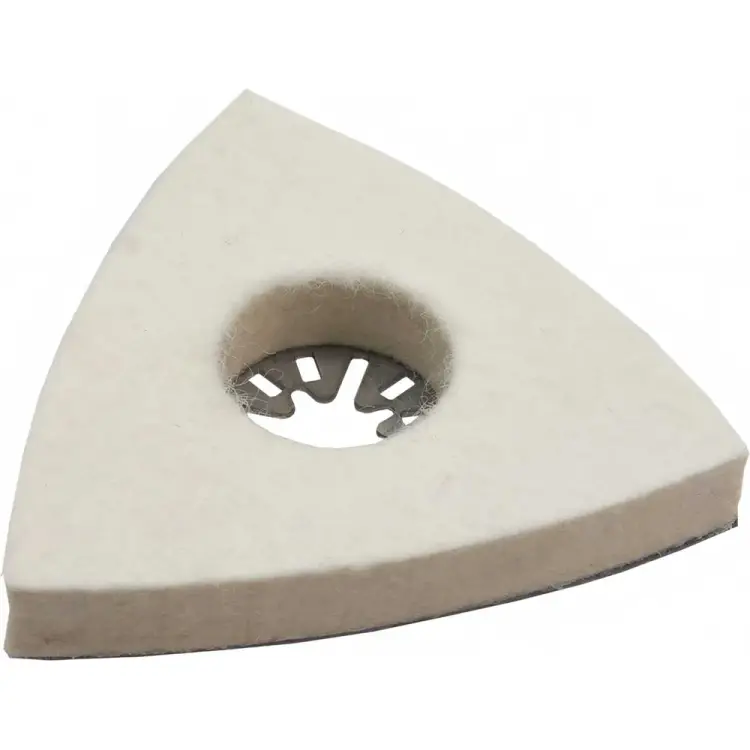 Насадка для МФИ ПРАКТИКА полировальная дельта, войлок, 80 мм 240-393