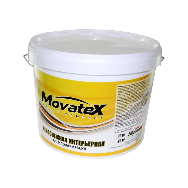 Интерьерная водоэмульсионная краска Movatex Т03410