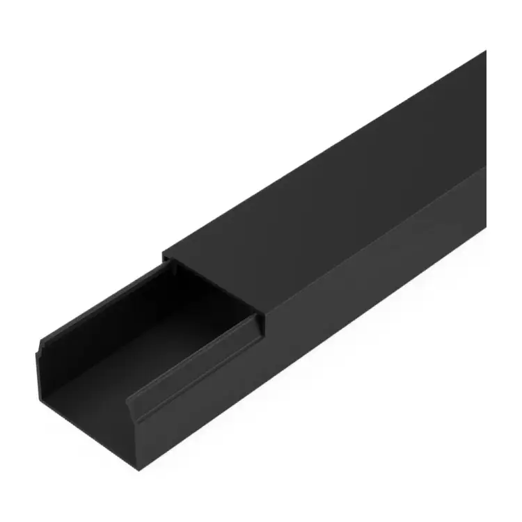 Кабель-канал Промрукав черный 2-й замок в п/э 25x16 2м PR03.0212