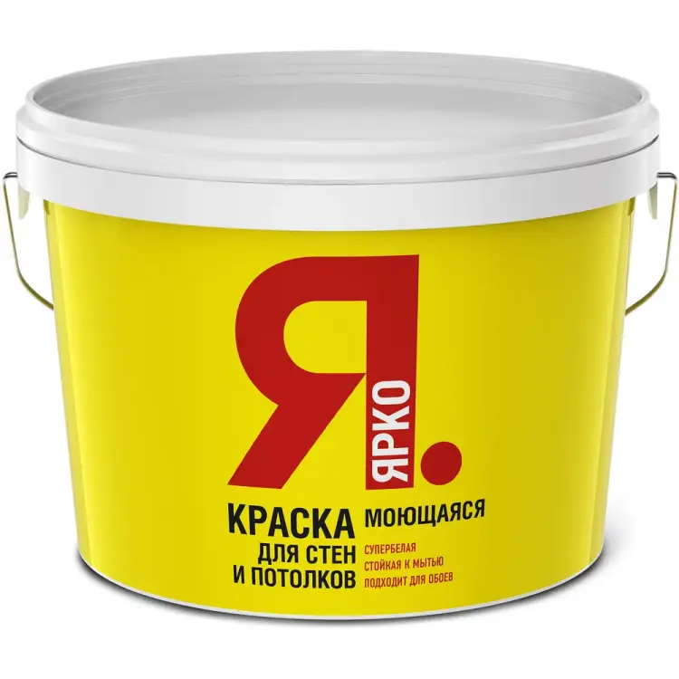 Моющаяся краска для стен и потолков ЯРКО О01357.4 Моющаяся краска для стен и потолков ЯРКО О01357.4
