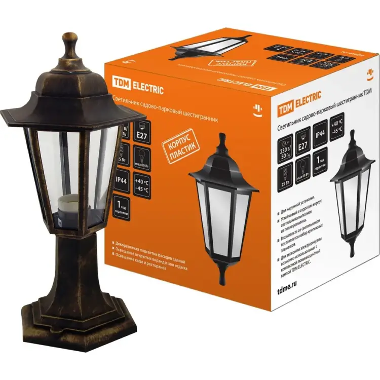 Садово-парковый светильник TDM ELECTRIC НТУ 06-60-001 SQ0330-0712