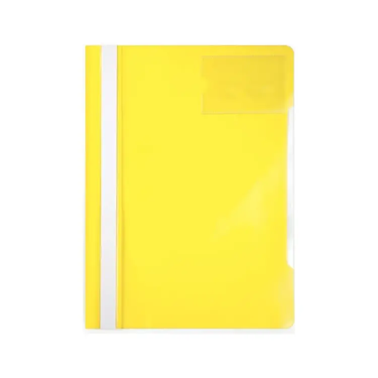 Папка-скоросшиватель Бюрократ PS-V20YEL 816330