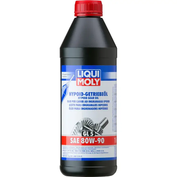 Минеральное трансмиссионное масло LIQUI MOLY Hypoid-Getriebeoil 80W-90, GL-5 4406