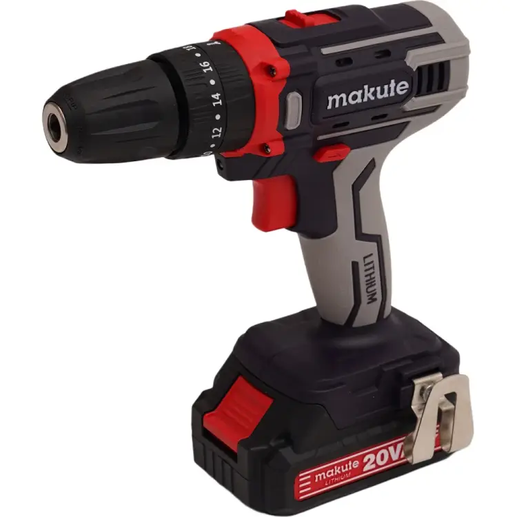 Аккумуляторная ударная дрель шуруповерт Makute CD229-L-2B