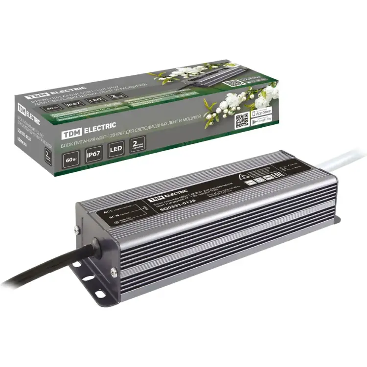 Блок питания для светодиодных лент и модулей TDM ELECTRIC SQ0331-0138