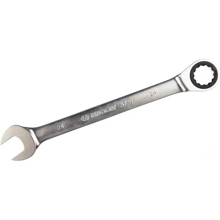 Трещоточный комбинированный ключ KING TONY 373124M