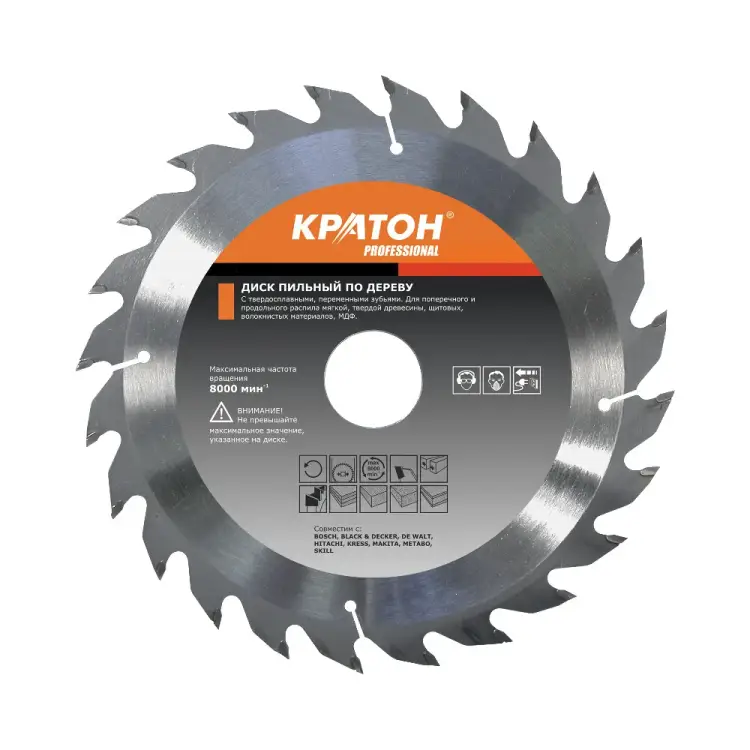 Пильный диск по дереву Кратон PROFESSIONAL 1 06 03 014 Пильный диск по дереву Кратон PROFESSIONAL 1 06 03 014