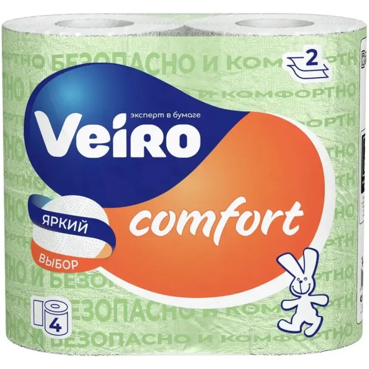 Двухслойная бумага VEIRO Comfort 43653
