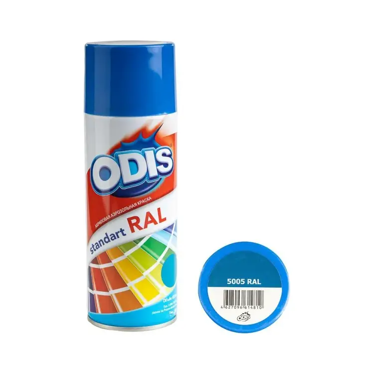 Краска-спрей ODIS standart 5005ral Краска-спрей ODIS standart 5005ral