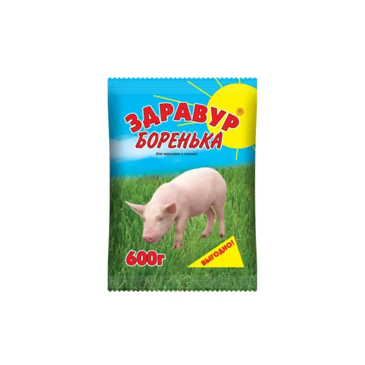 Премикс для поросят Здравур Боренька 4607043200594 Премикс для поросят Здравур Боренька 4607043200594
