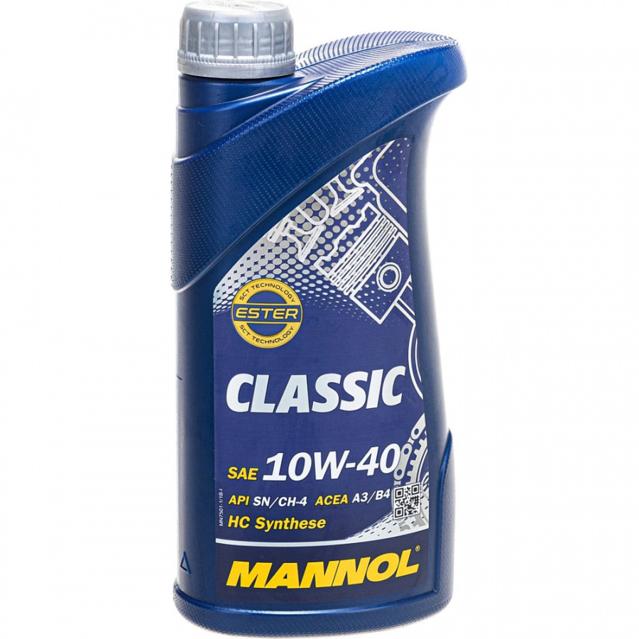 Полусинтетическое моторное масло MANNOL Classic 10w40