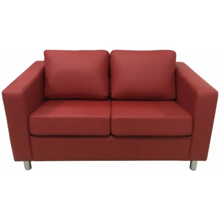 Двухместный диван Мягкий Офис красный ВТС201КР