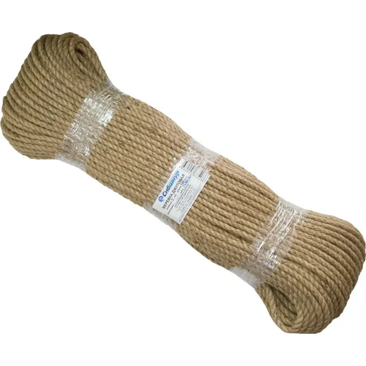 Джутовая веревка Сибшнур 10080 Джутовая веревка Сибшнур 10080