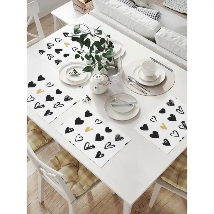 Комплект тканевых салфеток для сервировки стола JOYARTY np_16463