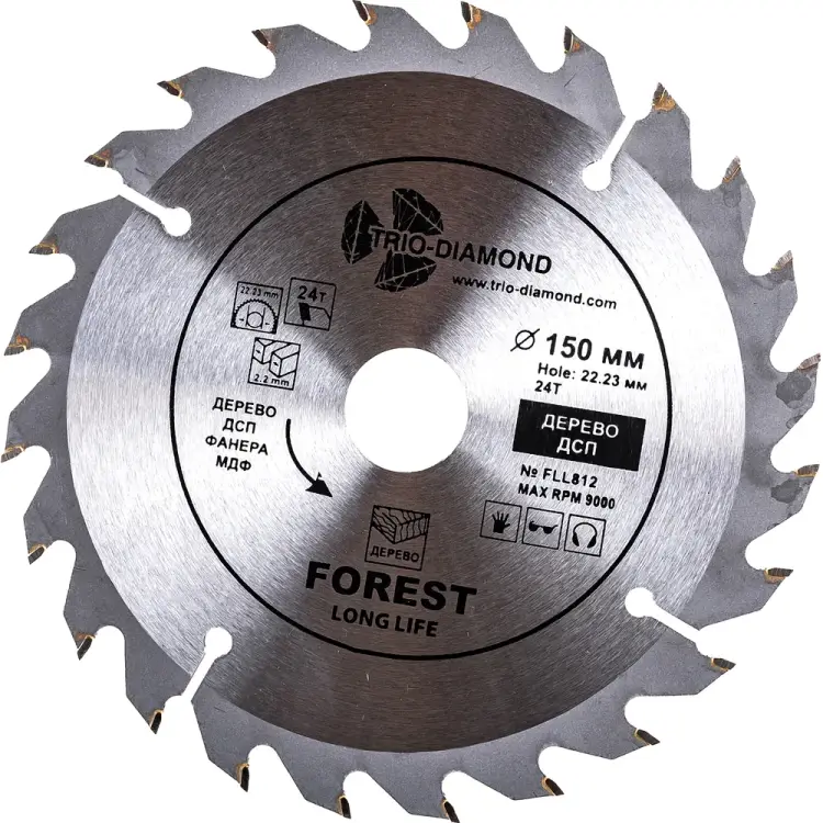 Пильный диск TRIO-DIAMOND FLL812