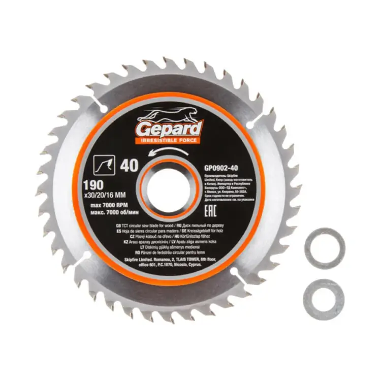 Диск пильный по дереву Gepard GP0902-40