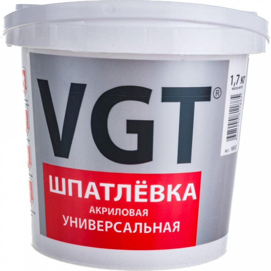 Универсальная акриловая шпаклевка для наружных и внутренних работ VGT 51477