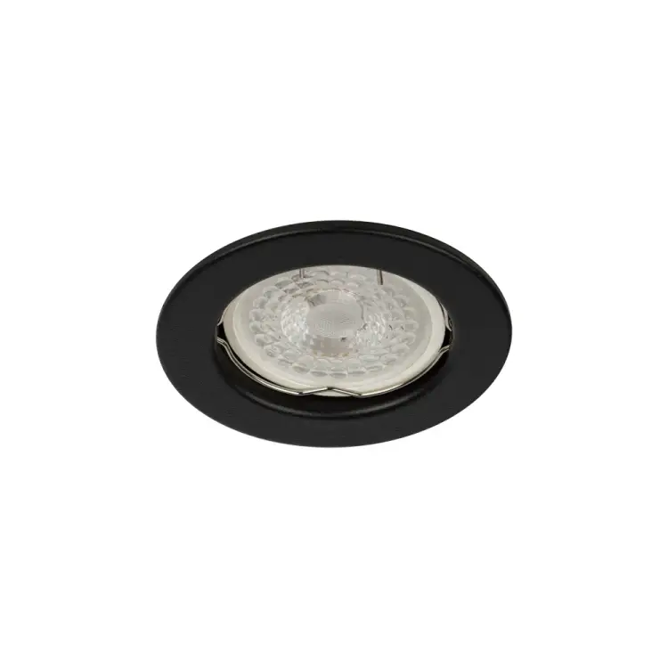 Встраиваемый штампованный светильник ЭРА ST1 SBK MR16, GU5.3, черный матовый Б0059741