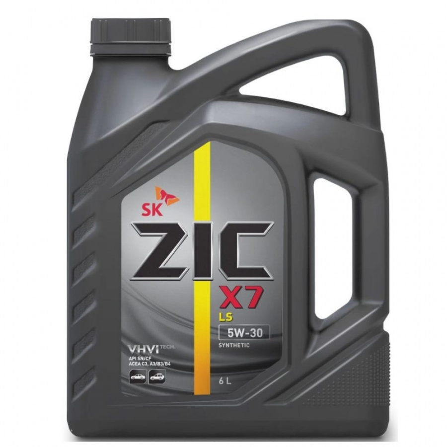 Синтетическое масло для легковых авто zic X7 LS 5w30 SN/CF С3