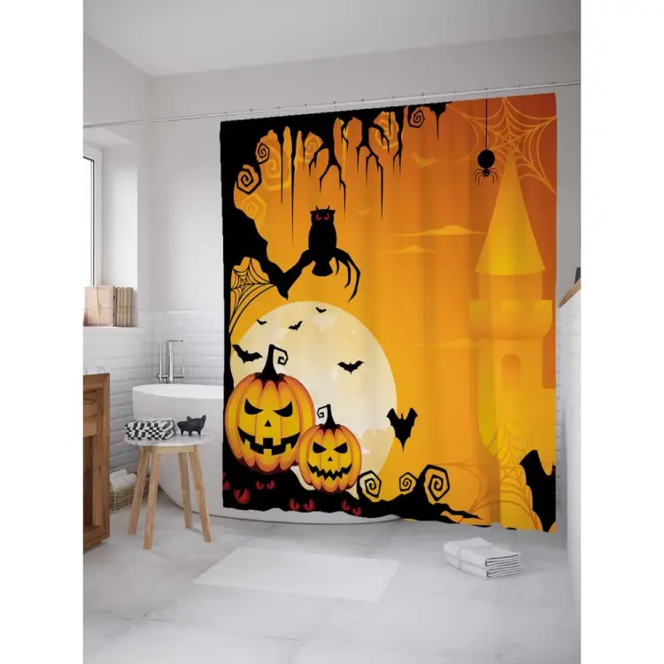 Шторка-занавеска для ванной JOYARTY Хэллоуинский вечер sc_18927