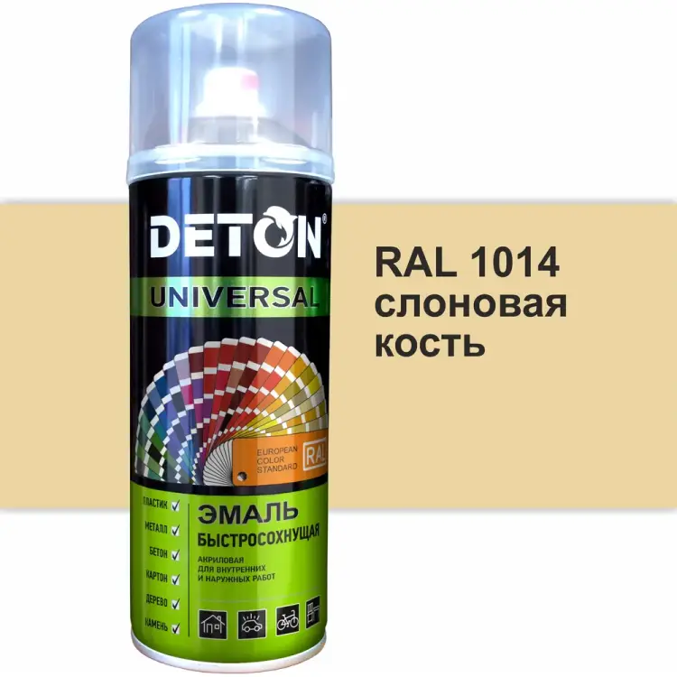 Быстросохнущая акриловая эмаль Deton DTN-A07243 Быстросохнущая акриловая эмаль Deton DTN-A07243