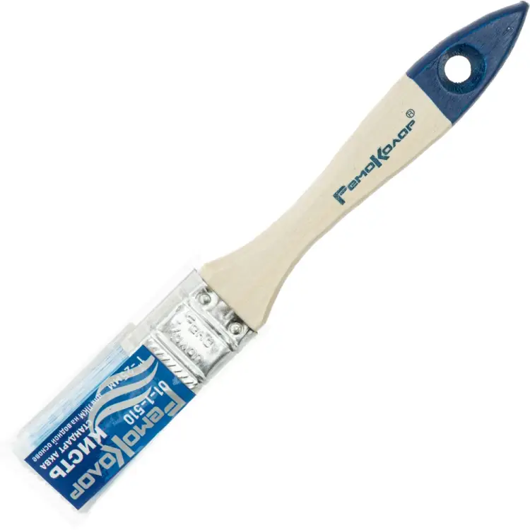 Плоская кисть РемоКолор Стандарт Аква 01-1-510