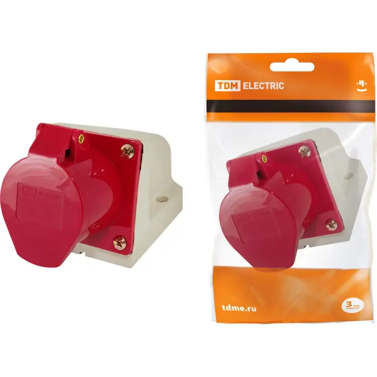 Стационарная розетка TDM ELECTRIC 114 SQ0602-0002 Стационарная розетка TDM ELECTRIC 114 SQ0602-0002