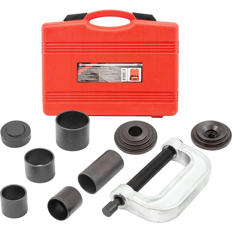 Набор инструментов для снятия и установки шаровых опор, подшипников, сайлентблоков Forcekraft FK-909T2