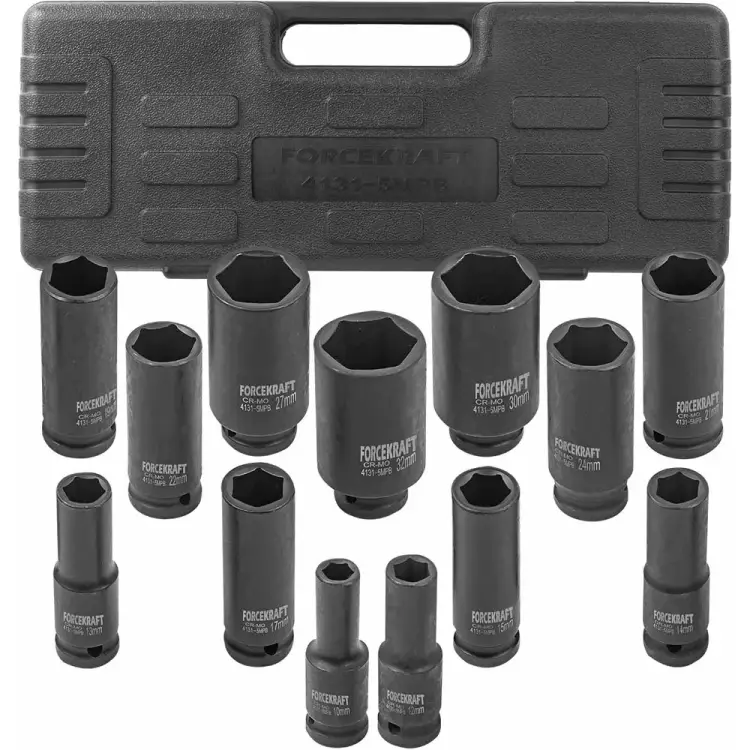Набор головок ударных глубоких Forcekraft FK-4131-5MPB