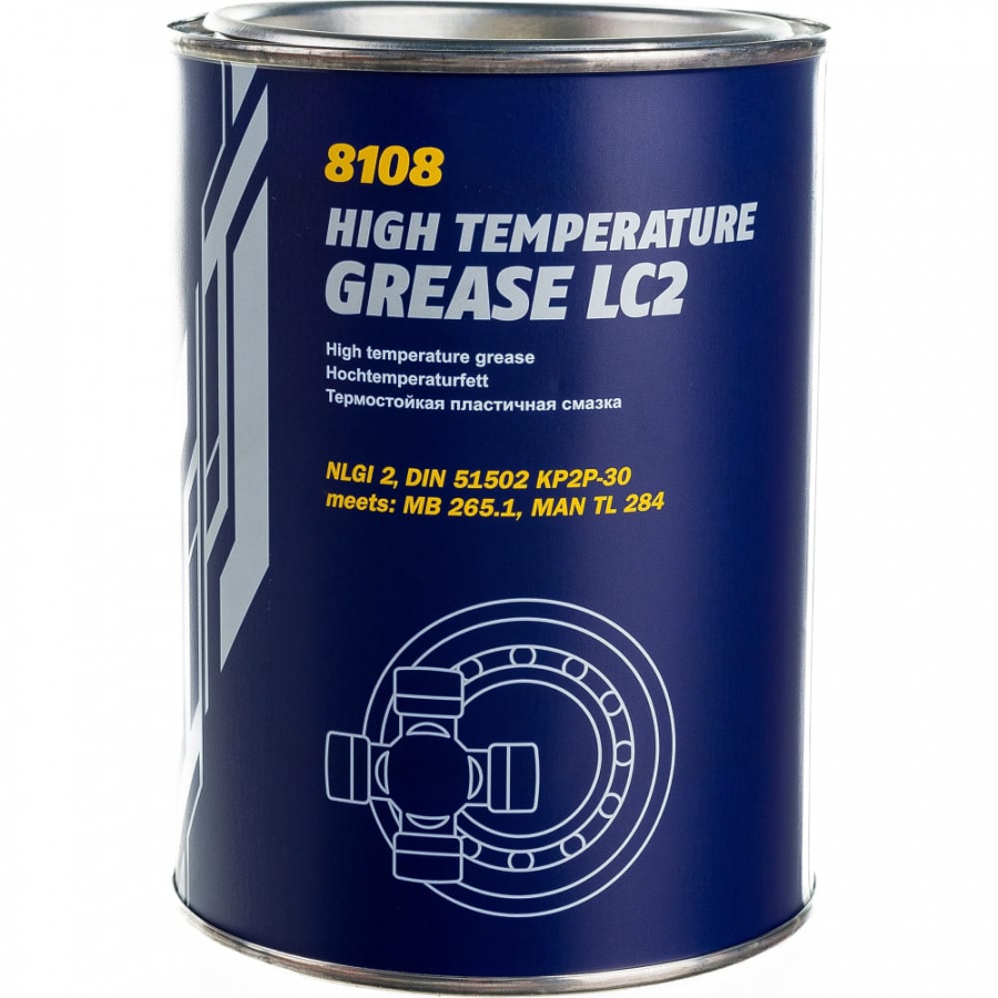 Термостойкая пластичная смазка MANNOL LC-2 High Temperature Grease