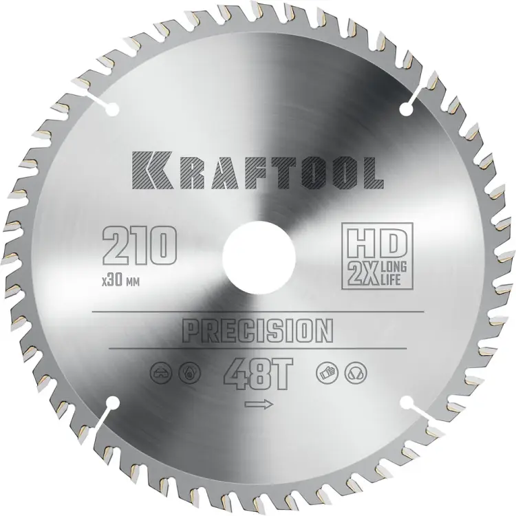 Пильный диск по дереву KRAFTOOL Precission 36952-210-30 Пильный диск по дереву KRAFTOOL Precission 36952-210-30