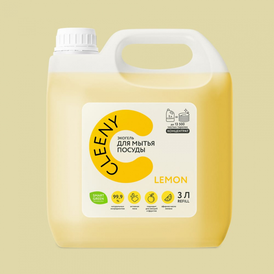 Концентрированное средство для мытья посуды и кухонного инвентаря CLEENY CL_DL3000