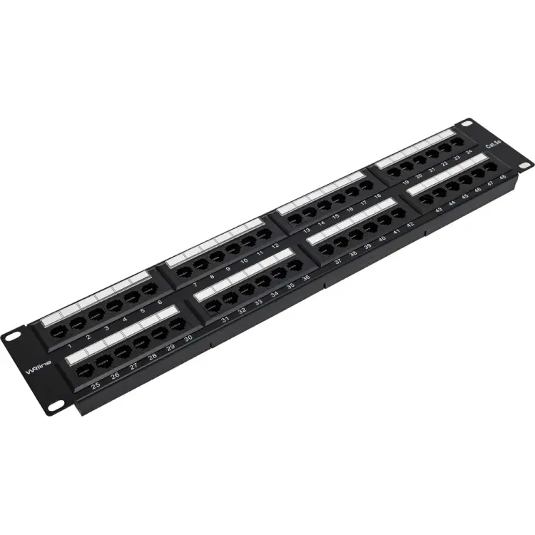 Патч-панель WRline 19" WR-pL-48-с5e-D (2U) 505209