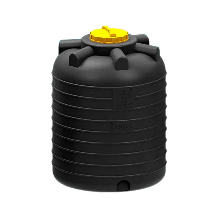 Вертикальная емкость KSC 1500 л, чёрная KSC-C-BLACK-1500
