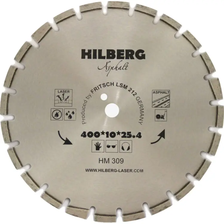 Отрезной алмазный диск по асфальту Hilberg Hilberg Hard Materials HM309 Отрезной алмазный диск по асфальту Hilberg Hilberg Hard Materials HM309