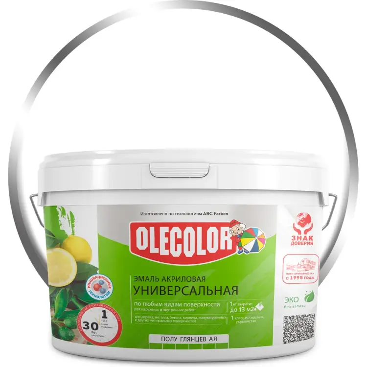 Акриловая эмаль Olecolor 4300002555 Акриловая эмаль Olecolor 4300002555