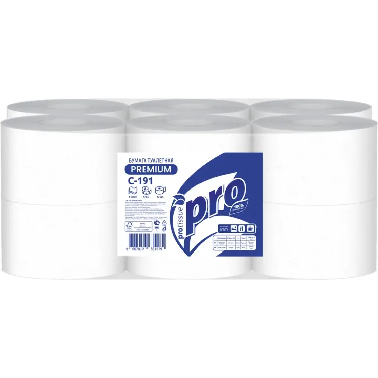 Туалетная бумага Protissue 23887 Туалетная бумага Protissue 23887
