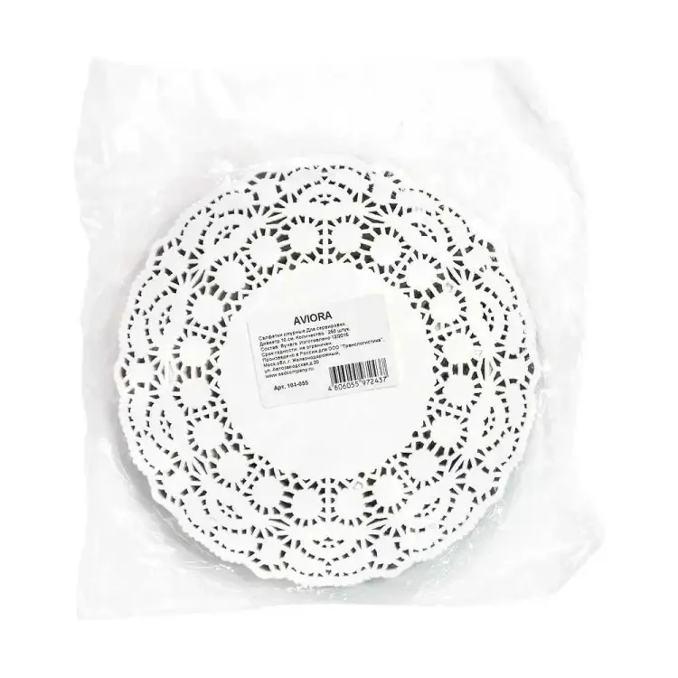 Ажурная бумажная салфетка AVIORA 104-055