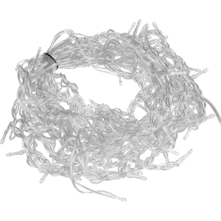 Светодиодная гирлянда TDM ELECTRIC Бахрома 2x1 м, 152LED, 3000К, мерц-е, посл. подкл, IP44, 250 В SQ0361-0099