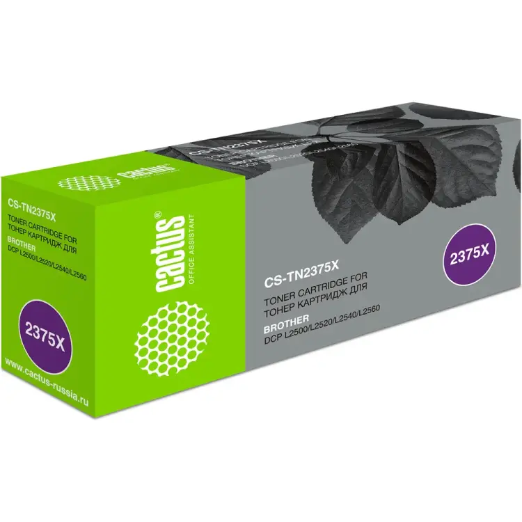 Лазерный картридж для brother dcp l2500/l2520/l2540/l256 Cactus tn-2375 1421519