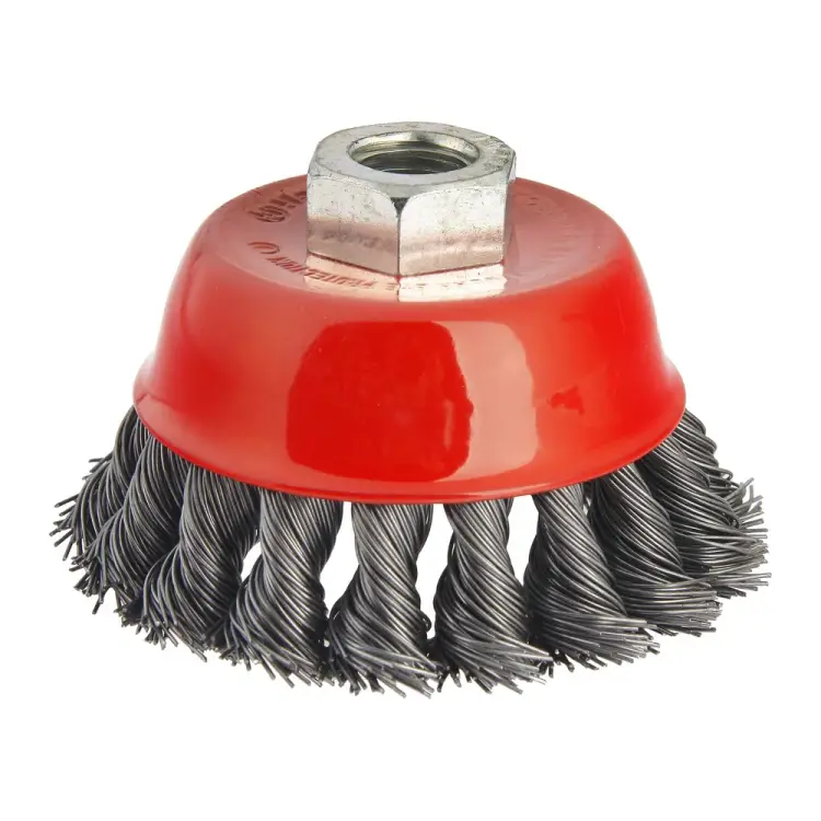 Чашеобразная кордщетка для ушм Hammer Flex 207-105 32437