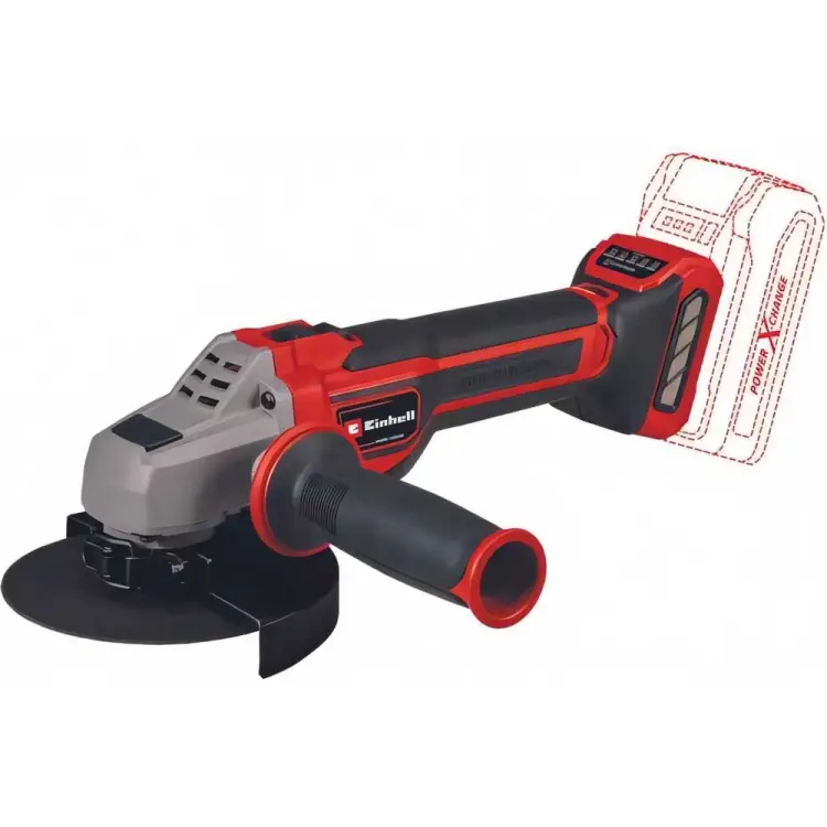 Болгарка (ушм) Einhell PXC TP-AG 18/125 CE Q Li,18В,125мм,3-10,5т/мин,без АКК и ЗУ 4431155