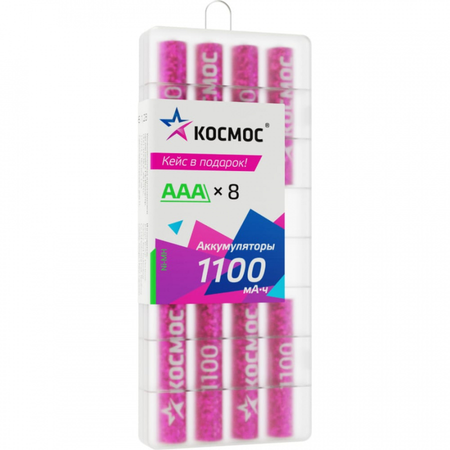 Аккумулятор КОСМОС KOCR03NIMH1100mAh8B