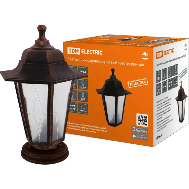 Садово-парковый напольный светильник TDM ELECTRIC НТУ 06-60-001 SQ0330-0787